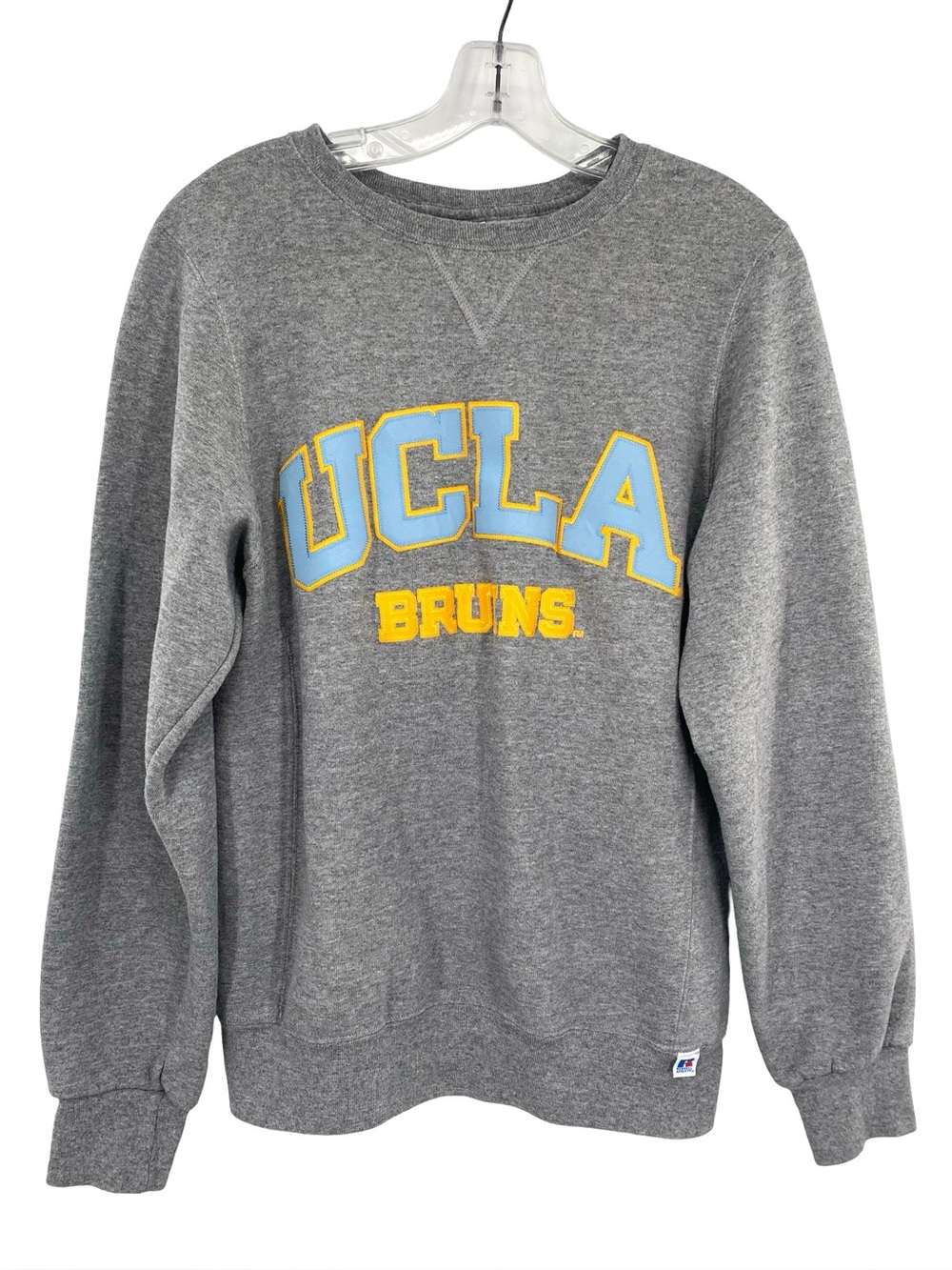 Russell Athletic UCLA Bruins Fusion Gray Crew Sweatshirt Size Small